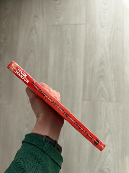 Нова книга "The subtle art of not giving a f*ack"