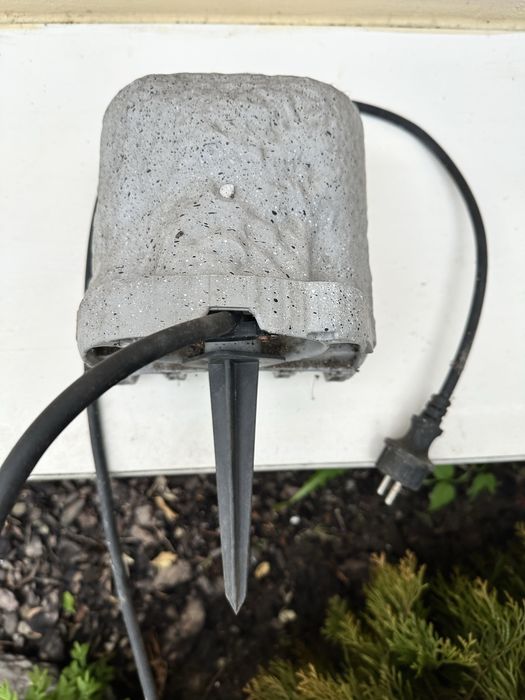Gniazdo przedlużacz ogrodowy kamień 1,5m.Zintech