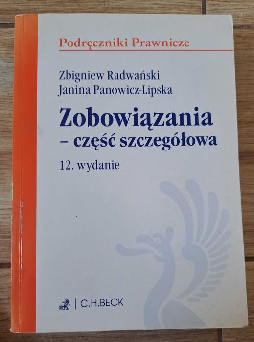 Radwański, Panowicz-Lipska - Zobowiązania - część szczegòłowa