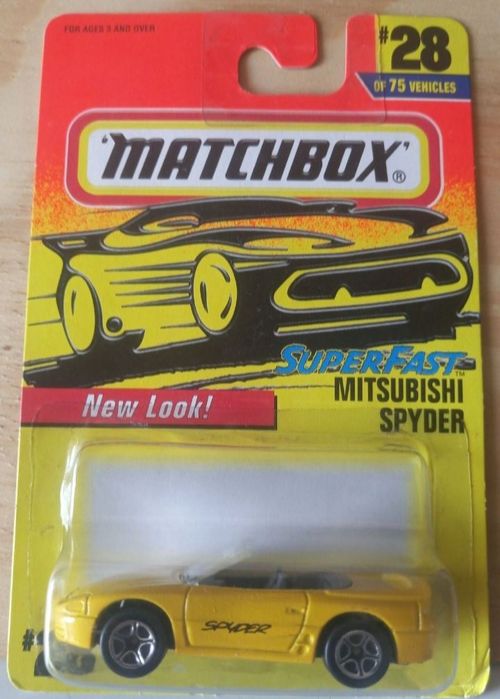Mitsubishi spyder matchbox