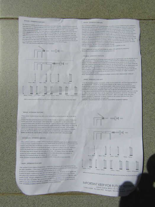 Barreira de segurança em bom estado