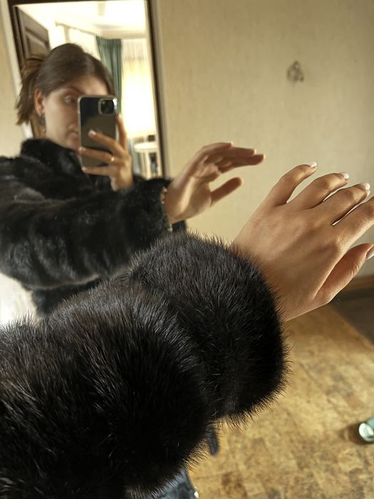 вінтажна норкова шуба-трансформер