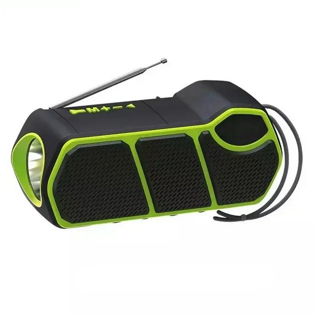 Радіо з ліхтариком та сонячною панеллю CL-823, MP3-плеєр, Bluetooth