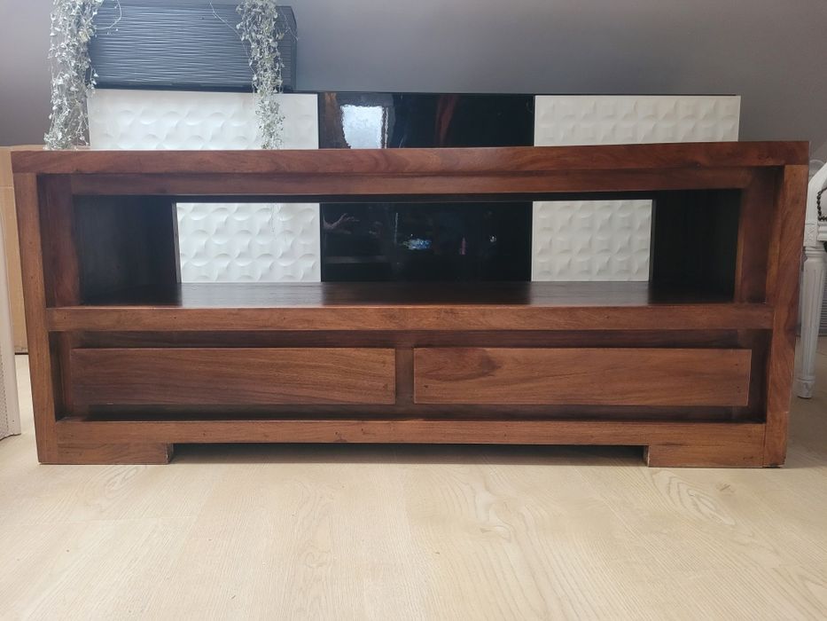 Drewniana komoda szafka rtv