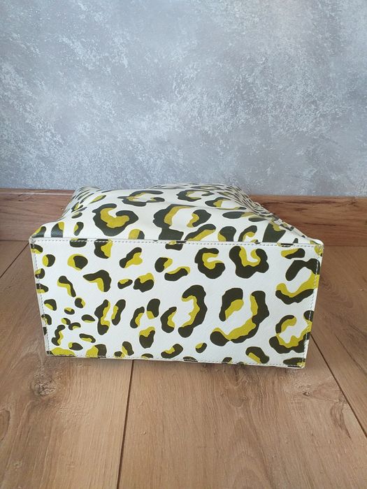 FURLA Divide It bag Medium oryginalna torebka skóra naturalna saffiano panterka do ręki