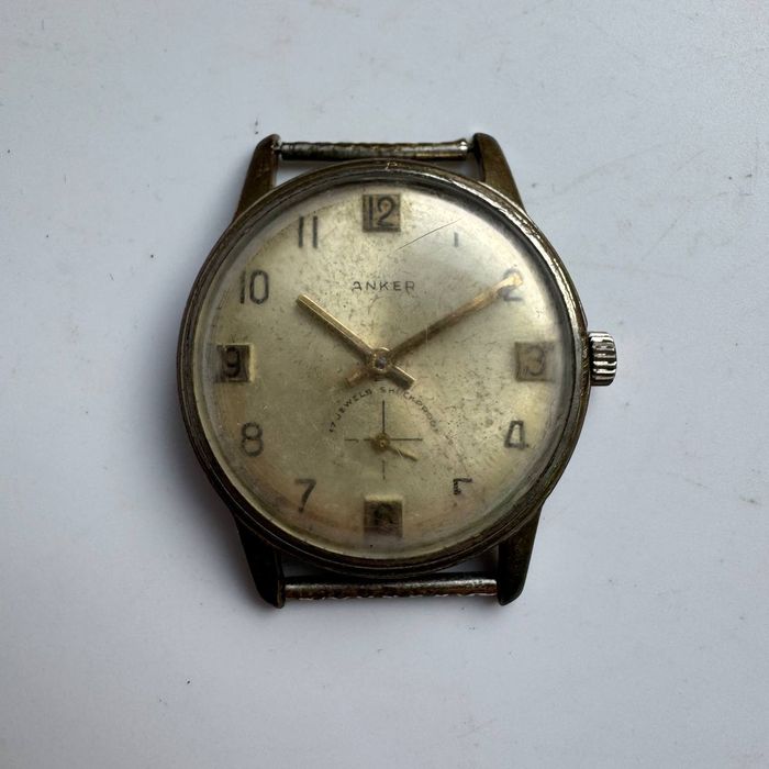 Zegarek Anker dolna sekunda 17 Jewels lata 50 te