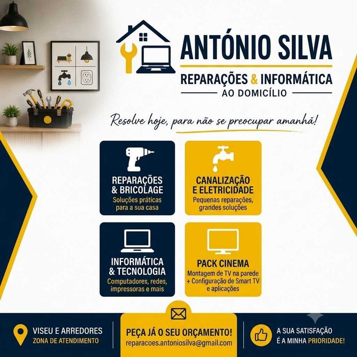 Home Repairs, Assembly Services, and IT Support498476152259225600