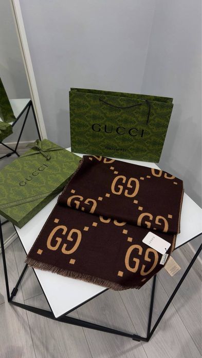 Двосторонній палантин / шарф Gucci