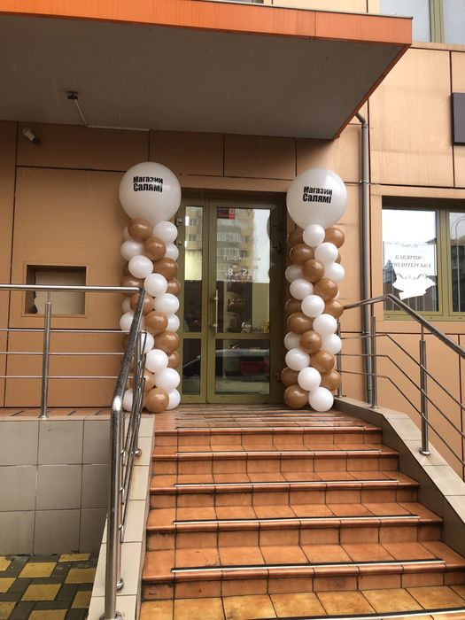 Шарики на открытие, арка на открытие для магазинов