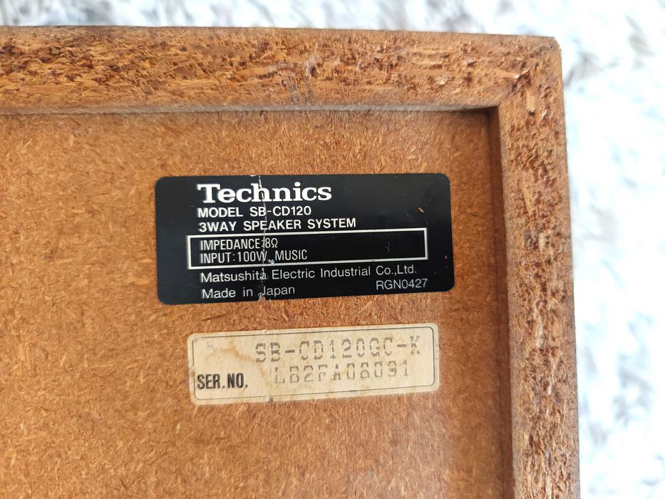 Kolumny Technics SB - CD 120   Made in Japan