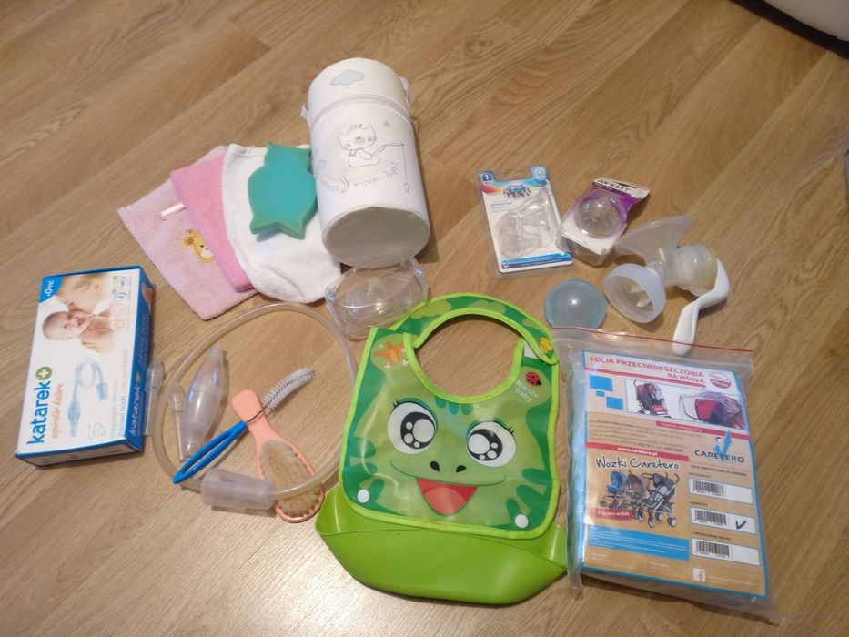 Wyprawka laktator, katarek, nakładka do karmienia, mata do zdjęć