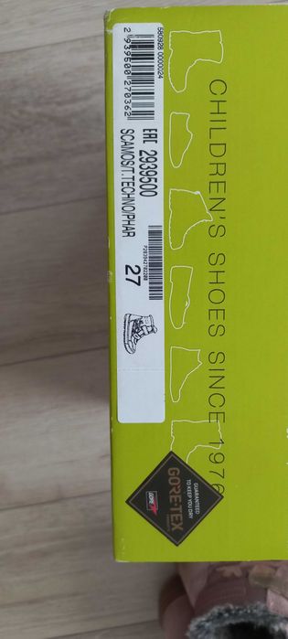 PRIMIGI, skórzane botki zimowe dziewczęce rozmiar 27