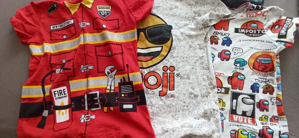 Strazaka sprzedana cena obnizona na 60 Zestaw dla chłopca długi krótki