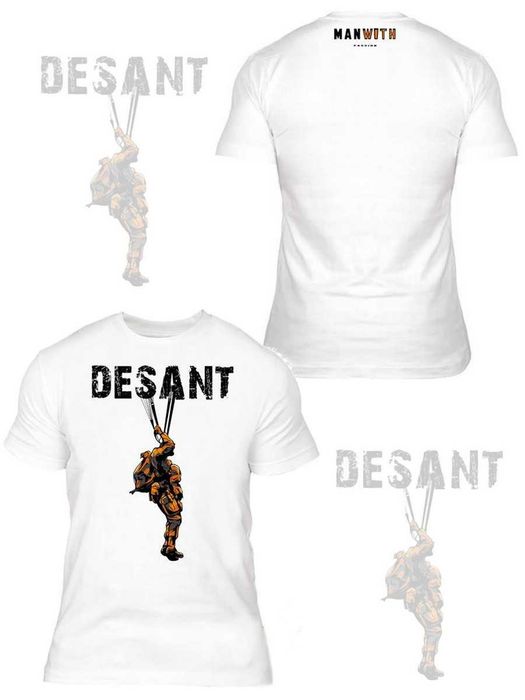 NOWA Koszulka T-shirt DESANT XL, wersja SLIM - dla pań i panów