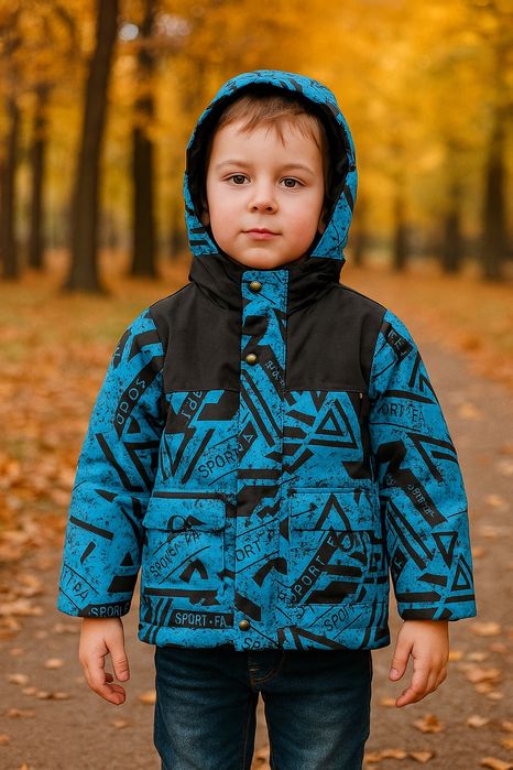 Весняна демісезона пряма куртка плащівка для хлопчика 2-3-4 роки 92-98