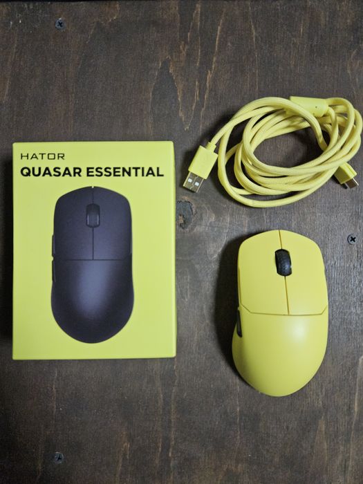 Миша ігрова HATOR Quasar Essential (HTM-402) Yellow