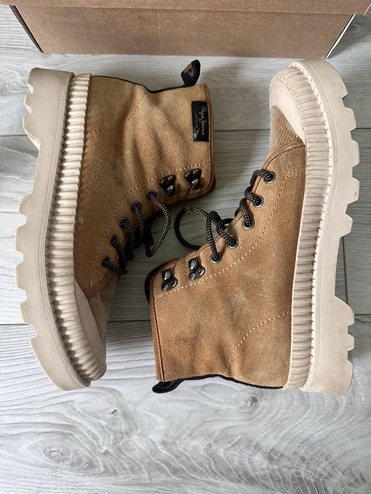 Pepe Jeans Ascot botki sznurowane 40 workery trapery