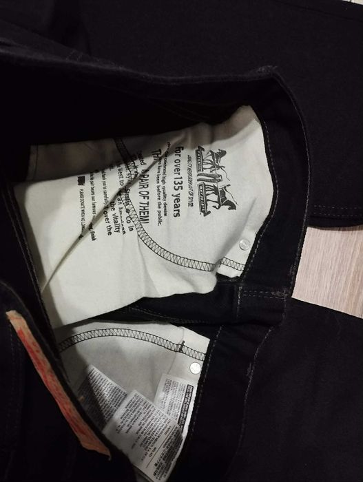 Levi's 505 W36L32 Black spodnie jeansowe ideał stan