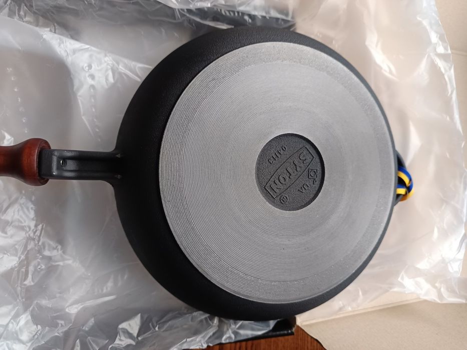 Сковорода чугунная сковородка пательня чавун современная ТМ Ситон 24см