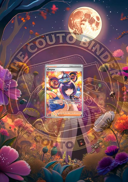 Extended Art TCG POKEMON | Gwynn 119/084 | Pitch Black