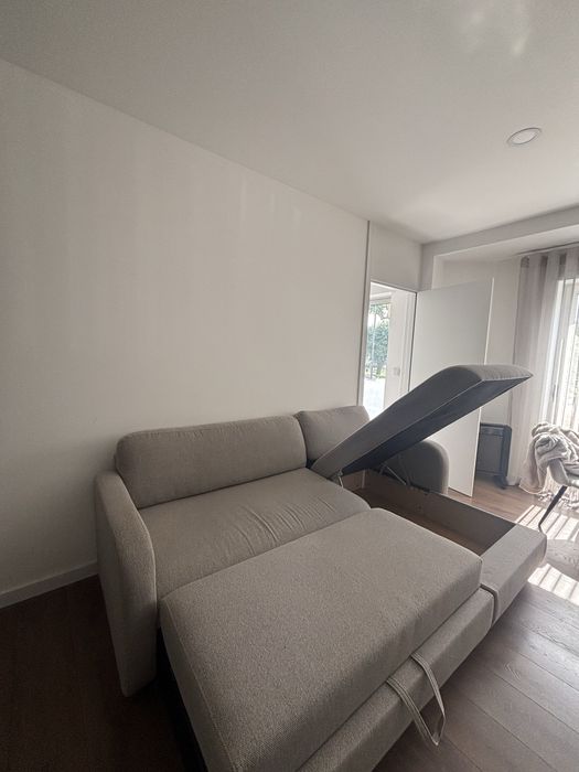 sofa bege e moderno