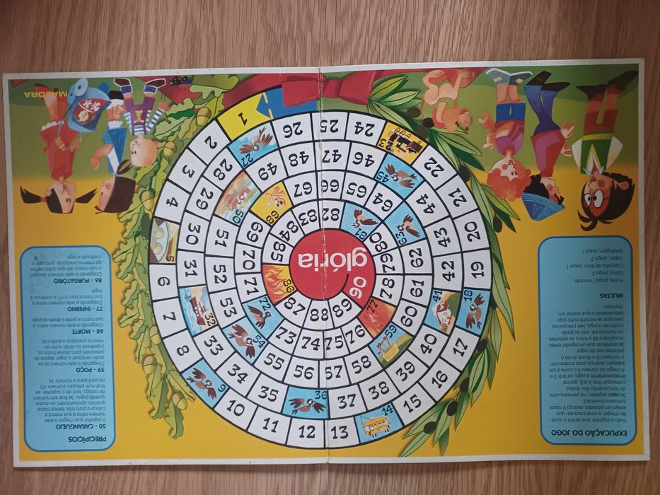 Jogo da Glória Tabuleiro