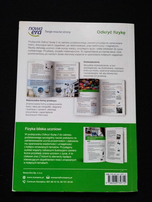 Odkryć fizykę 2 Zakres podstawowy Podręcznik dla liceum/technikum