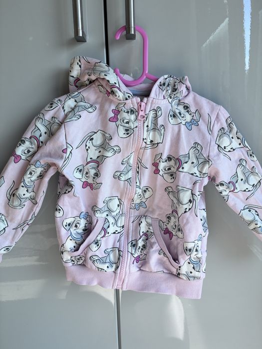 Bluza różowa 101 dalmatyńczyków pepco Disney 104 z kapturem