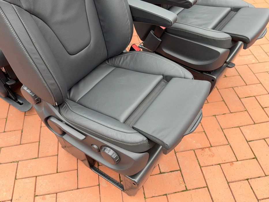 Сидіння салон сиденья Мерседес V-класу w447 шкіра Lugano Віто 2024