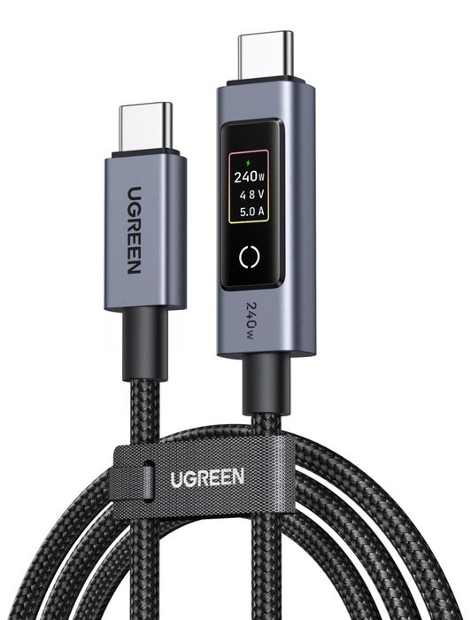 Кабель Ugreen 240w з дисплеєм