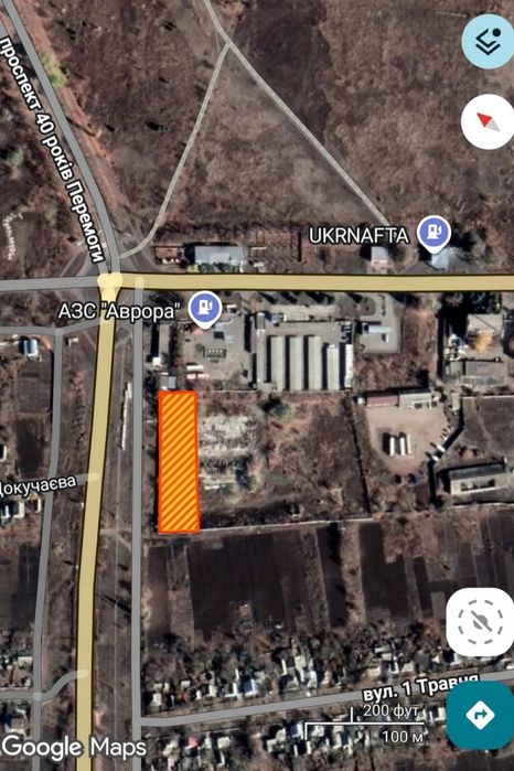 Оренда земельної ділянки Харківська обл., м.Златопіль (Первомайський)