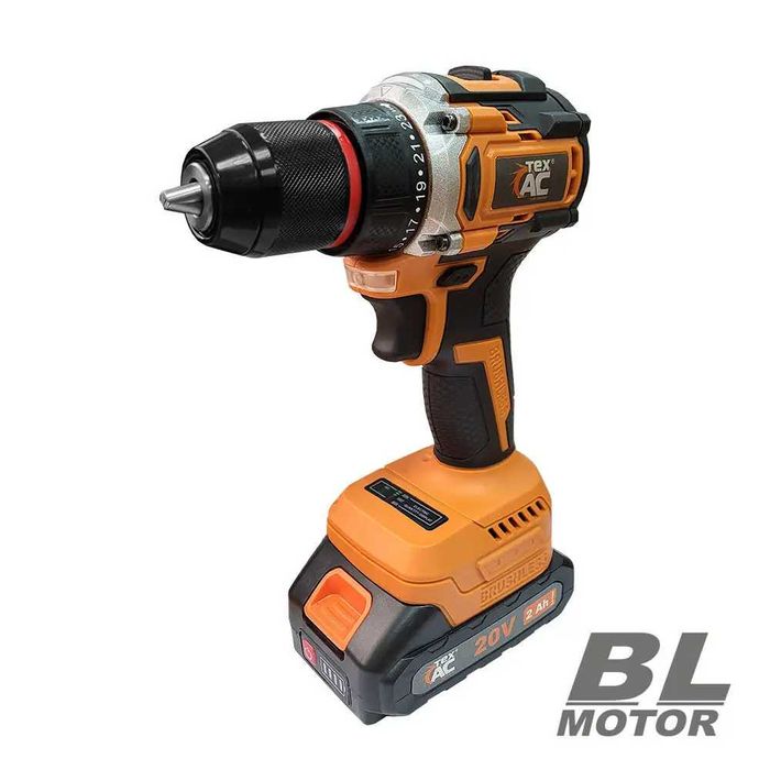 Шуруповерт аккумуляторный бесщеточный TexAC TAOE-CD34 (34 Нм, 2 акб)