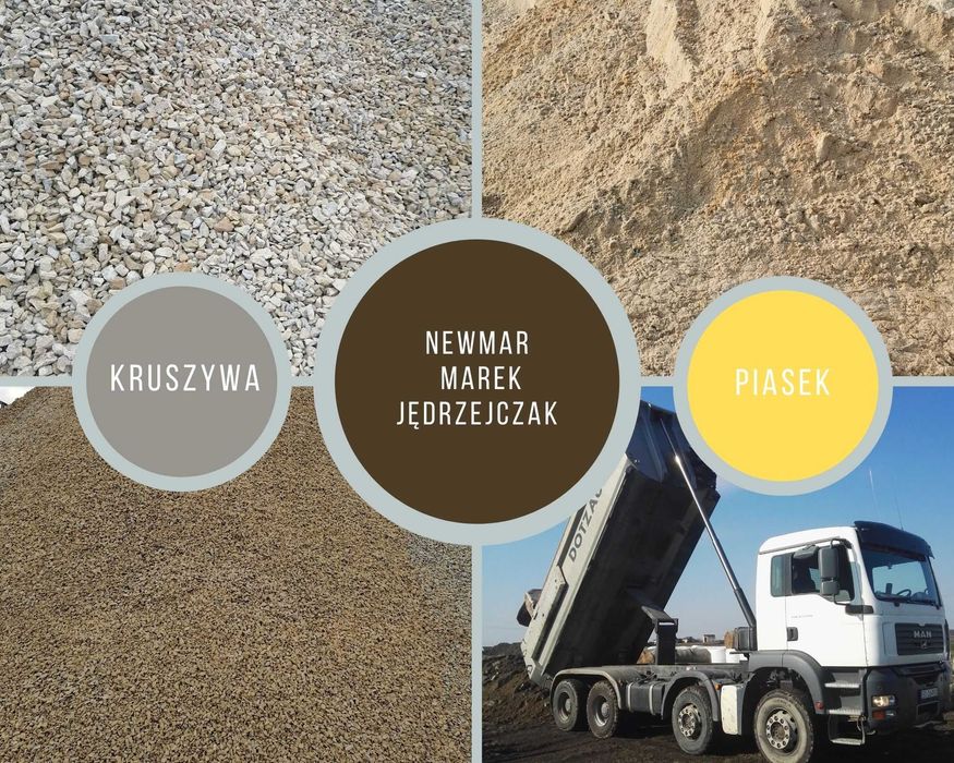 transport, kruszywo, piasek,  ziemia, gruz, wyburzenia, prace ziemne