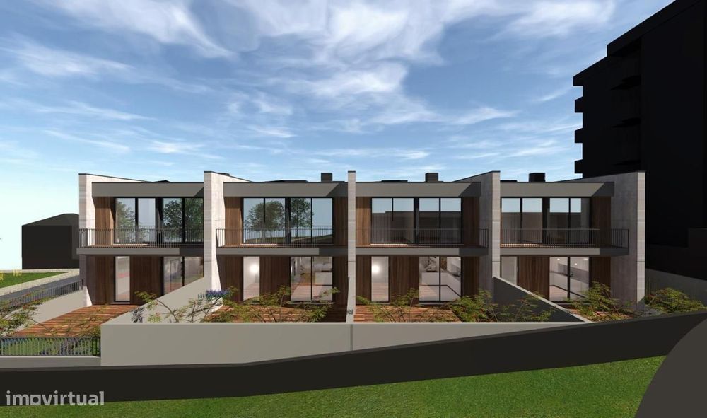 Terreno com Projeto Aprovado 4 Moradias ao centro de Gondomar