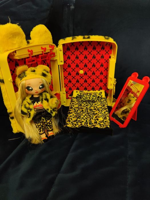 Lalka Na Na Na Surprise 3w1 Plecak Sypialnia