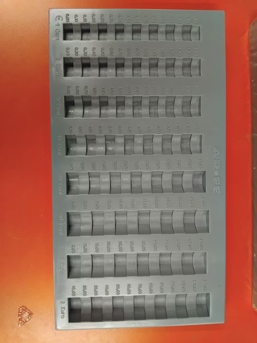Tabuleiro classificador de moedas euro436768627113994241
