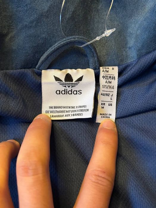 Кофта Adidas Chinese Blue / Олімпійка / Зіпка