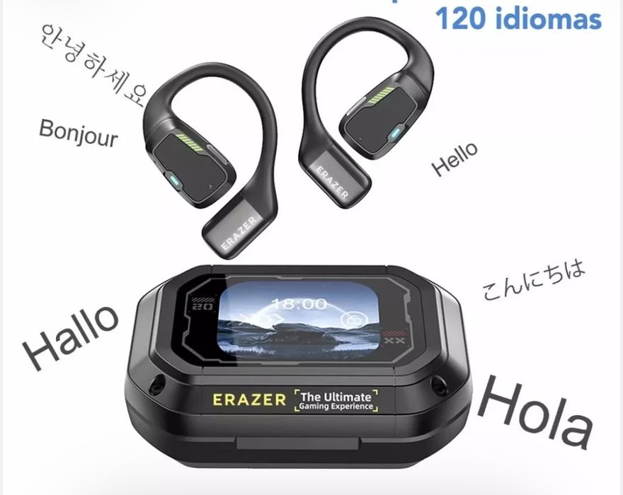 Fones de ouvido tradutores AI Erazer XP6