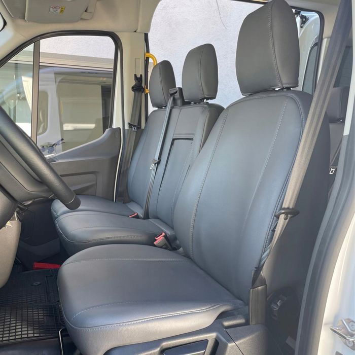 Pokrowce na fotele Ford Transit 7 os. Szyte ręcznie na miarę