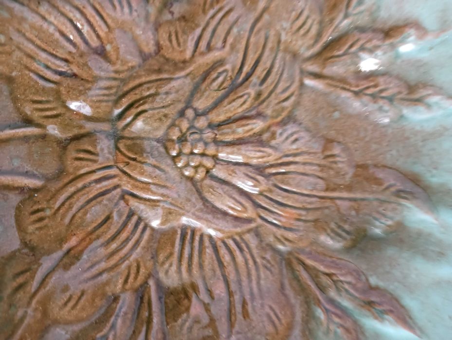 ZAREZERWOWANA Misa ceramiczna miska ozdobna wypukły wzór