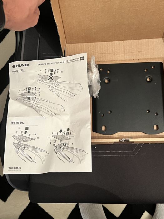 Variado equipamento para Moto
