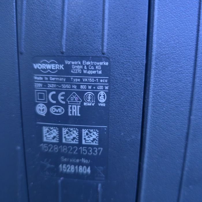 Vorwerk VK150 + EB370 odkurzacz pionowy
