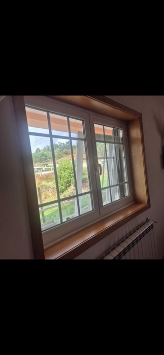 Vendo janelas de vidro duplo em alumimium