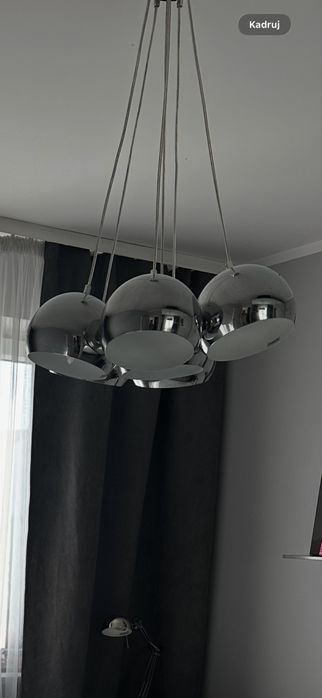 Lampa wisząca chrom