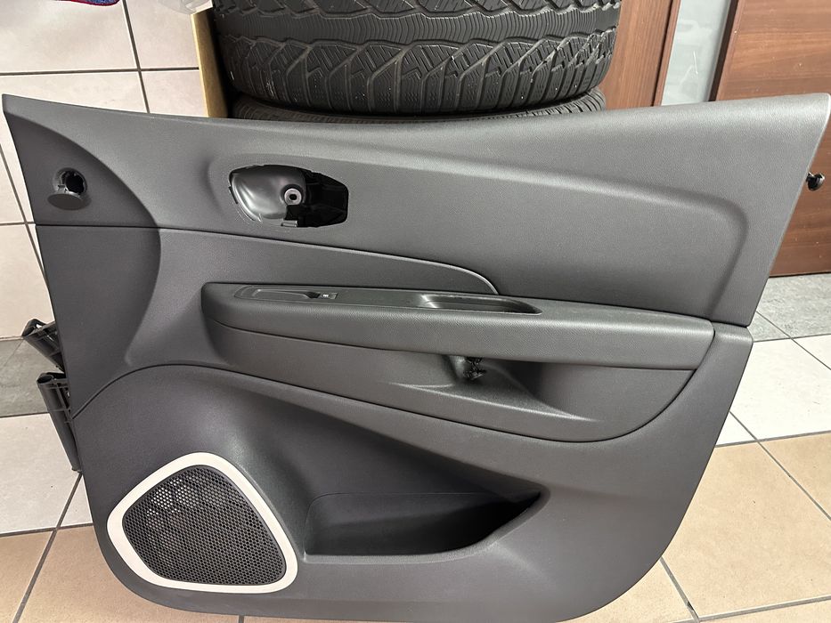 Tapicerka drzwi boczki plastiki Renault Captur I lift komplet panel przycisk przełącznik sterowania szyb