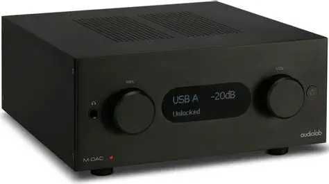 DAC Audiolab M-DAC+ / Pré-amplificador, com comando