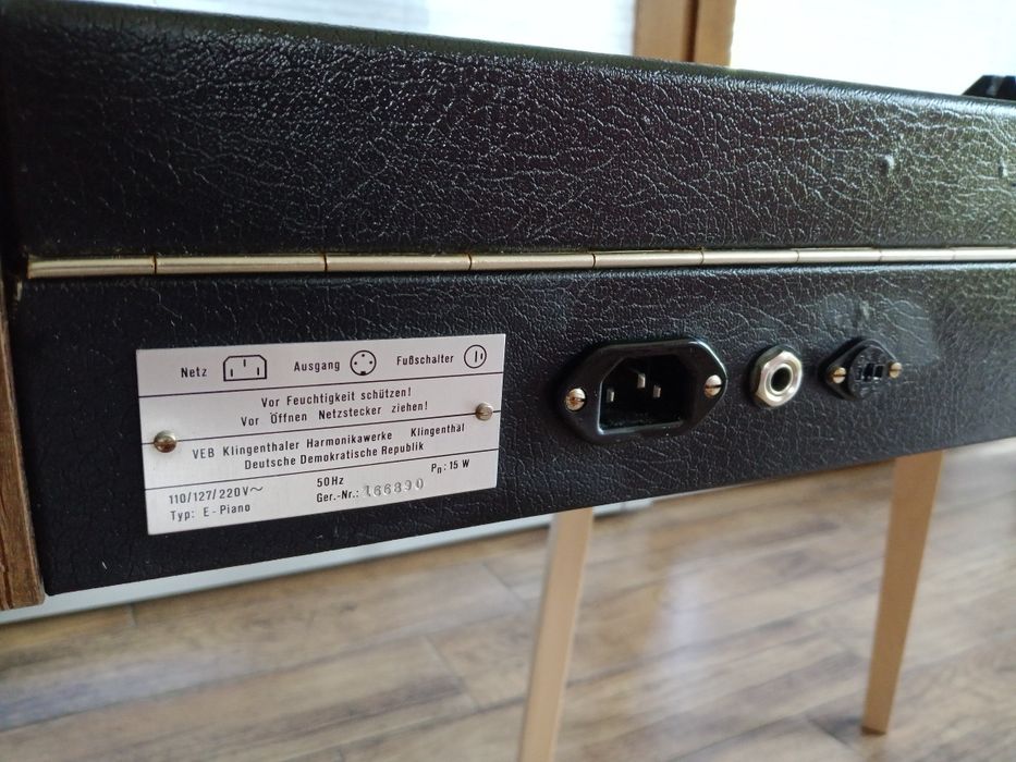 Vermona E PIANO - pianino elektryczne z lat 70-tych