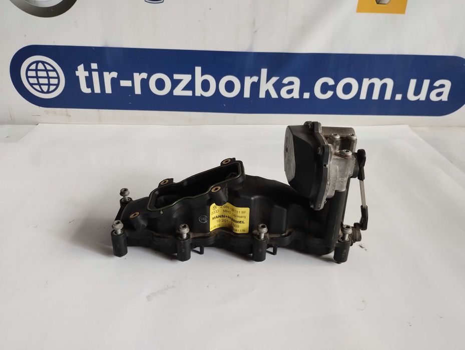 Лівий впускний колектор з регулятором заслонки на AUDI,TOUAREG,3.0 TDI