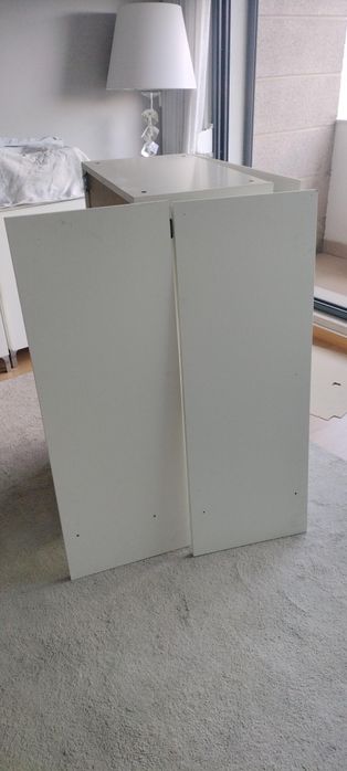 Parte lateral de estrutura de móveis de cozinha superior 100x37 CMS.