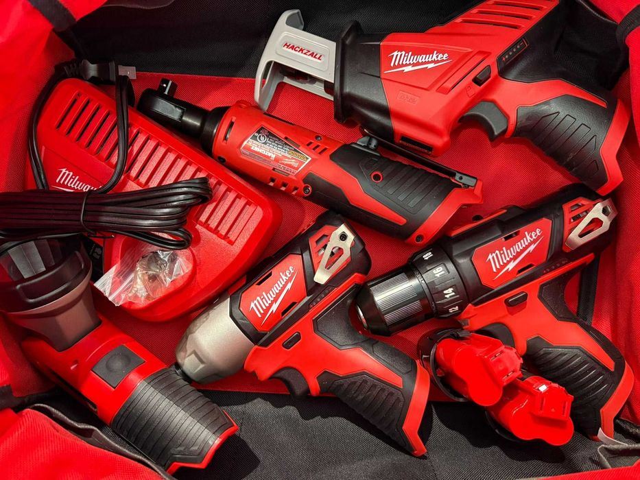 Zestaw 5 narzędzi akumulatorowych M12 – Milwaukee 2498-25